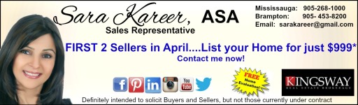 List your Home for $999 in April, Sara Kareer, Kingsway Real Estate Brokerage